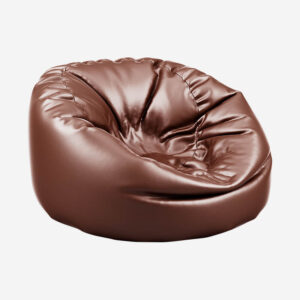 Brown Leather Sofa - Image 1