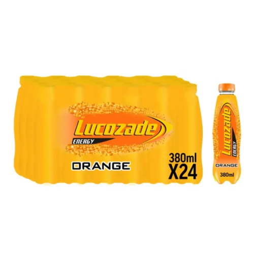 Lucozade Energy Orange Bottles - 24 x 380ml