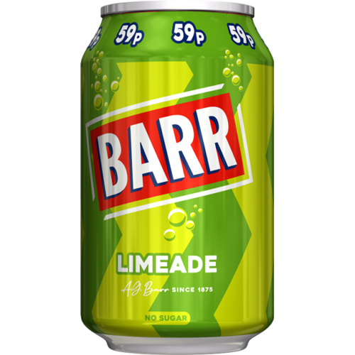 Barr Limeade 330ml Can