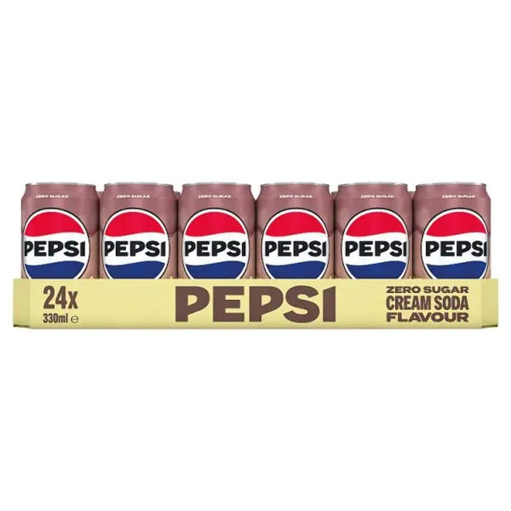 Pepsi max cream soda 24 x 330ml