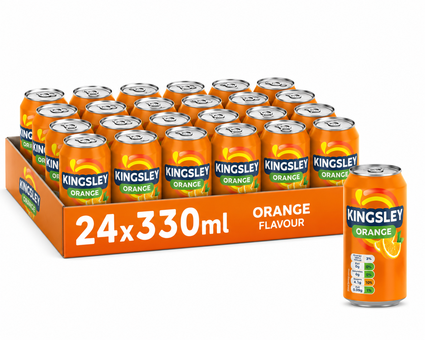 Kingsley Orange 24 x 330ml Kingsley Orange 24 x 330ml