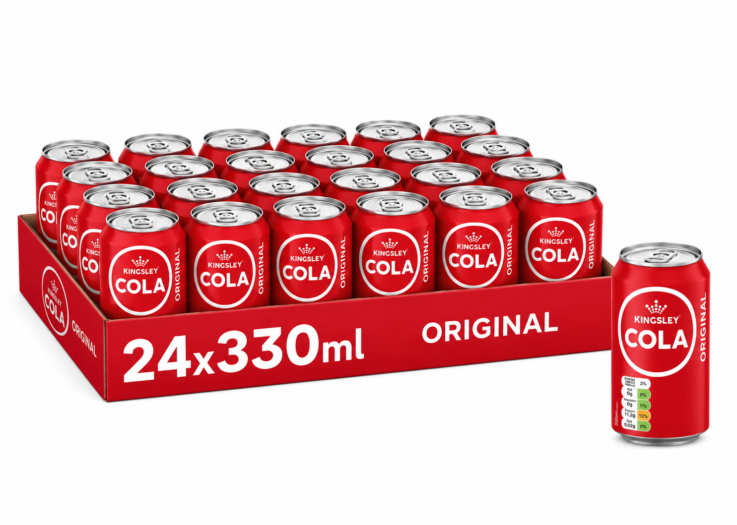 Kingsley Cola 24 x 330ml Kingsley Cola 24 x 330ml