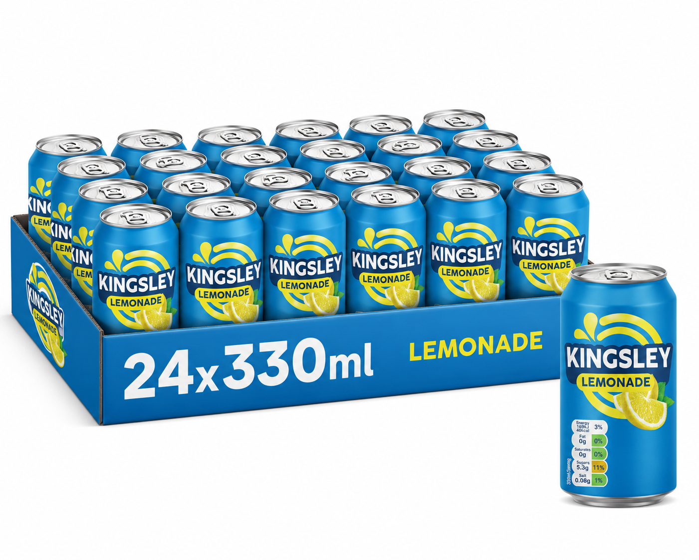 Kingsley Lemonade 24 x 330ml